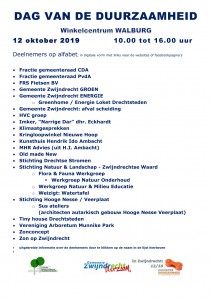 poster DVDD deelnemers lijst 2019kopie