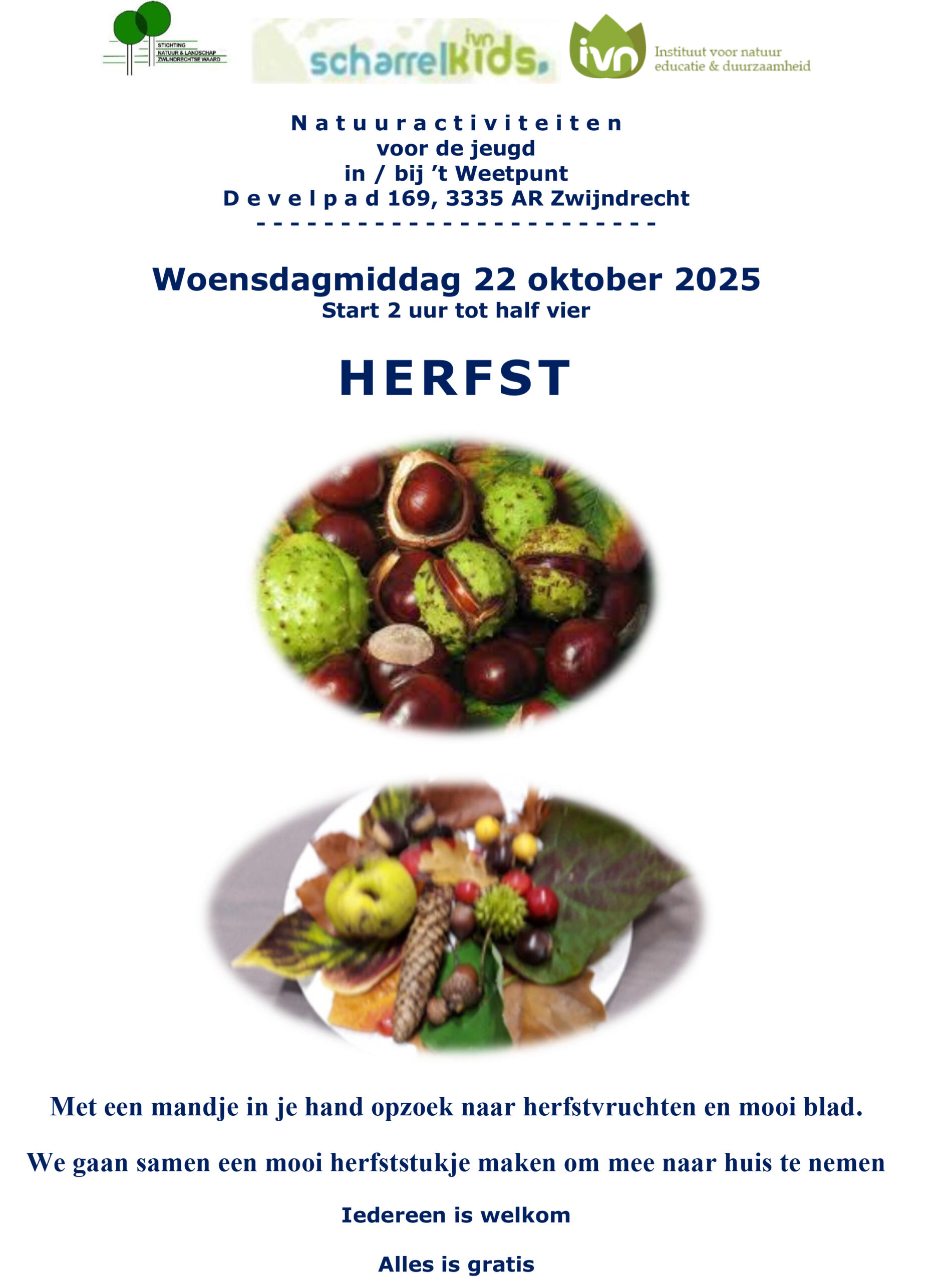 Scharrelkids in de herfst @ 't Weetpunt